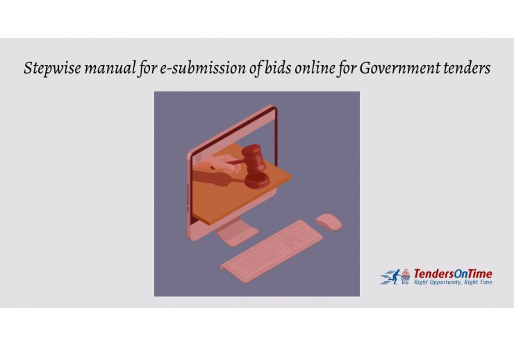 E-bidding steps for government tenders in India procurement